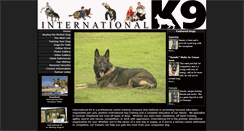 Desktop Screenshot of internationalk9.com
