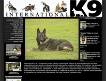 Tablet Screenshot of internationalk9.com